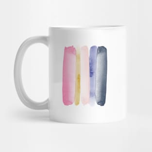 Linear Brushstroke Ombre Abstract Mug